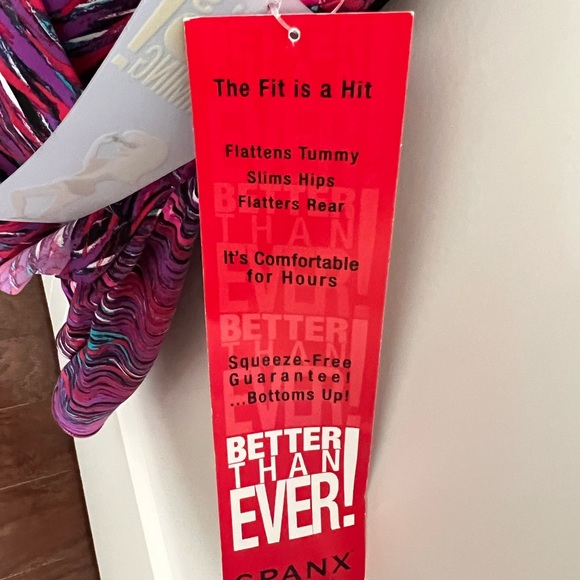 Spanx BNWT Tribal Glow draped Tankini - Picture 2 of 5